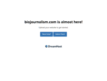 Tablet Screenshot of biojournalism.com